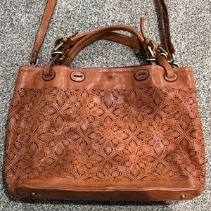 Gorgeous Floral Soft Leather Handbag